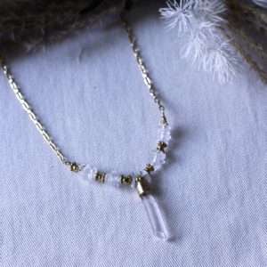 Collier cristal de roche